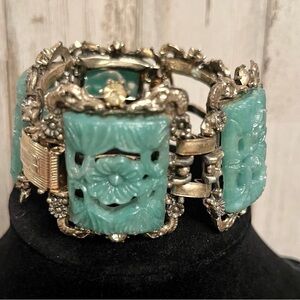 Vintage Turquoise Art Nouveau Bracelet